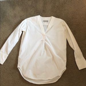 Like new Everlane White long tunic blouse